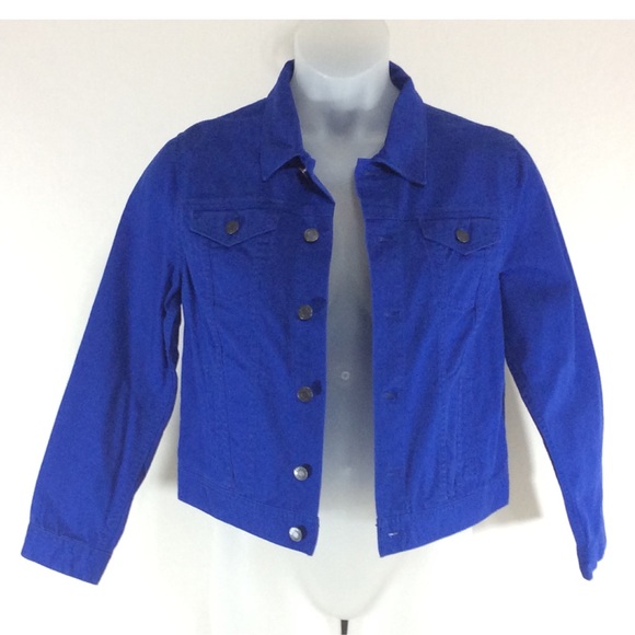 royal blue denim jacket mens